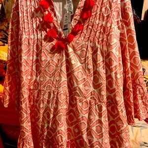 Tommy Bahama Corral Coast Diamond Clip Tier Dress